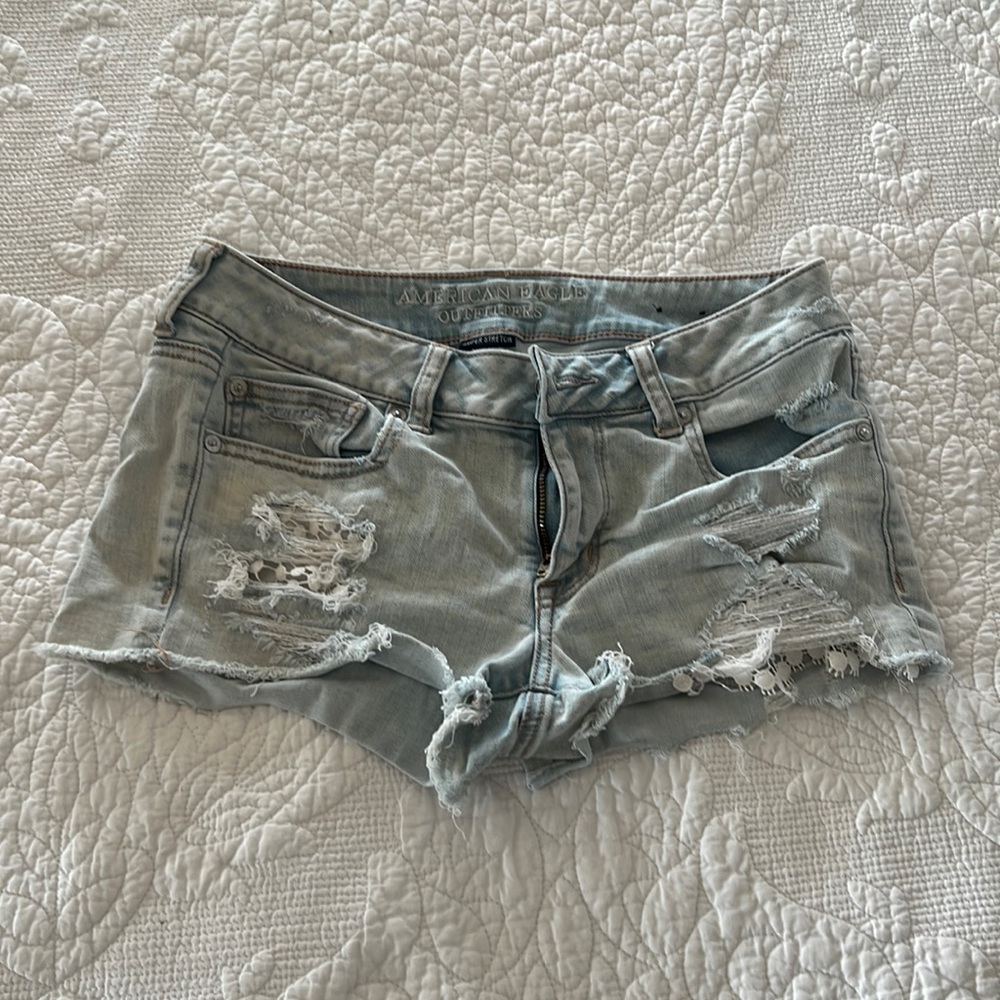 American eagle jean shorts